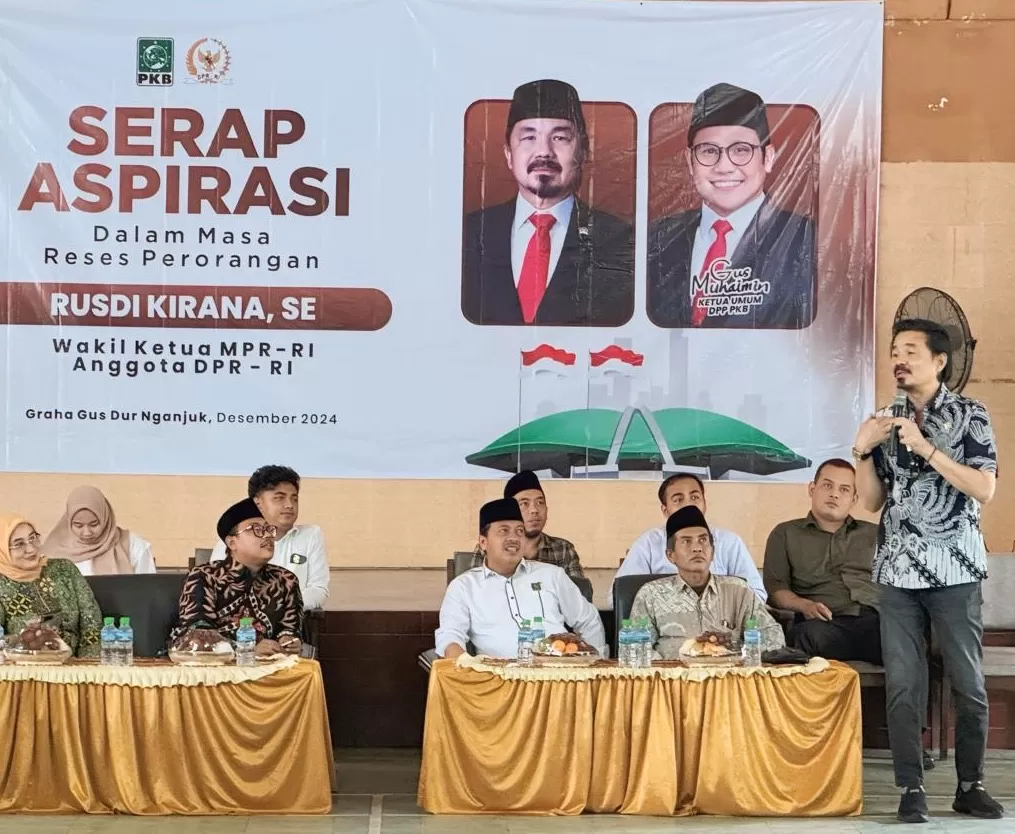 Ketua DPC PKB Nganjuk Dampingi Wakil Ketua MPR RI Rusdi Kirana Serap Aspirasi Masyarakat